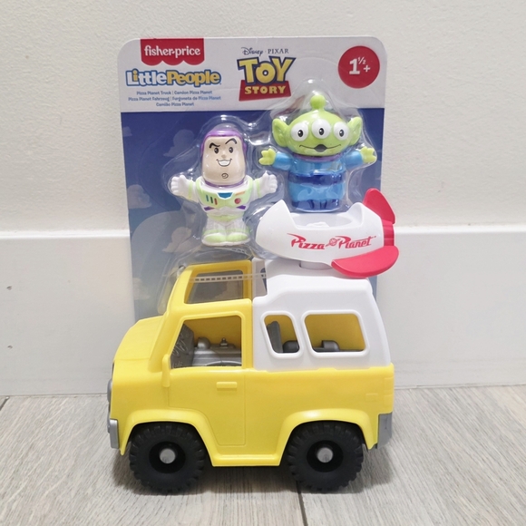 Fisher-Price Other - Fisher-Price Little People Toy Story Pizza Planet Truck & Buzz Lightyear